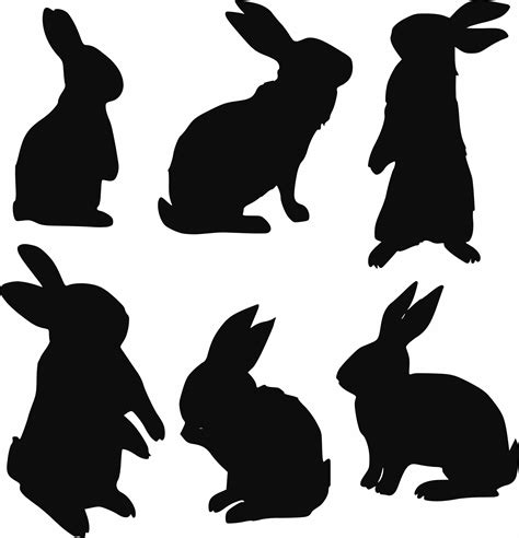 bunny silhouette printable printable word searches