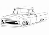 Coloring Pages Chevy Dodge Truck Charger Trucks Drawing Impala Ram Outline Cars Car Plow Pickup Silverado Chevrolet Rig Old Sketch sketch template