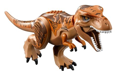 lego lego jurassic world tyrannosaurus rex  dark orange  dark