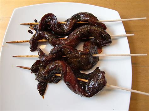 Grilled Slug Skewers Though Snails Are Part Of German Cuisine For