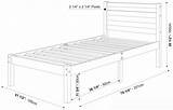 Bed Twin Dimensions Size Bunk Frame Drawing Mattress Measurements Bronx Diy Getdrawings Box Loft Queen Frames sketch template