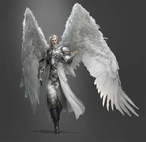 pin  clint robson  rpg characters angel art angel warrior fantasy art