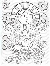 Colorear Virgencita Plis Virgen Distroller Iluminar Fatima Escanear0019 Imagui Romina Picasa Zobeida sketch template