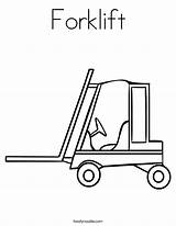 Forklift Coloring Truck Drawing Cement Pages Mixer Color Twistynoodle Popular Noodle Twisty Getcolorings Getdrawings Coloringhome Printable Terms sketch template