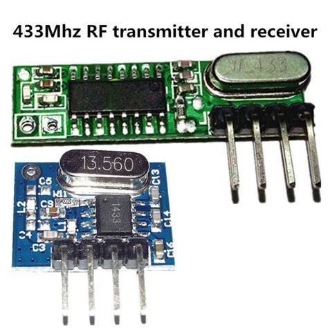 set mhz rf superheterodyne receiver transmitter module kit  antenna  arduinoarmmcu