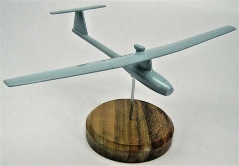 aerovironment fqm  pointer airplane desktop kiln dried wood model regular ebay