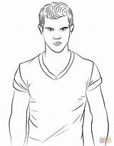 Jacob Coloring Twilight Pages Wolf Printable Saga Template Categories sketch template