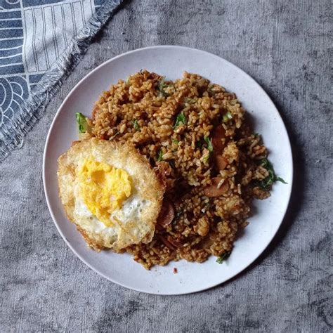 resep nasi goreng sawi terasi sederhana rumahan  yummy app