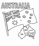 Australia Australien Ausmalbilder Geography Ausmalbild Cultures Flags Designlooter sketch template