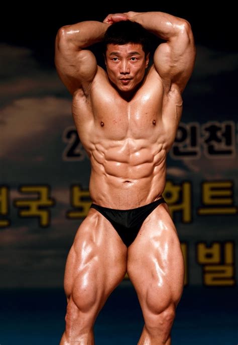 Mr Korea 1999 Korean Bodybuilder Kang Kyung Won 강경원 선수 Howtheyplay