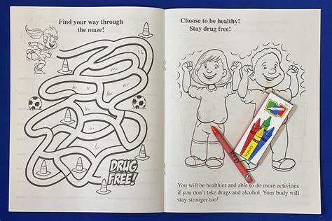 coloring set stay drug  coloring book fun pack  fp