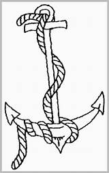 Anchor Clipartmag Navy Drawing Coloring sketch template