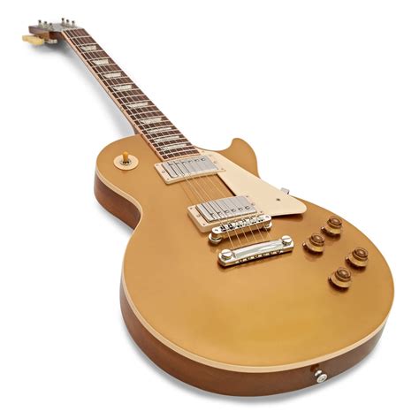 gibson les paul standard  gold top  gearmusic