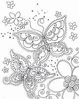 Mariposa Mariposas Flores Sobre Faciles Printemps Dibujar Dificiles Vitrales Papiers épinglé Vioo Geometricas Zentangle Sobres sketch template