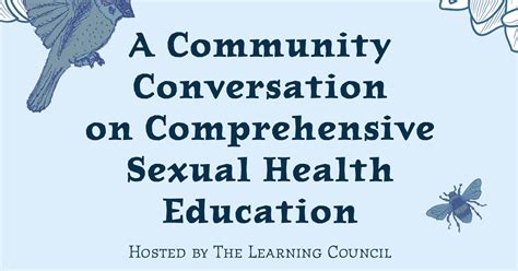 a community conversation on comprehensive sexual health education