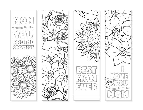 adult printable bookmarks coloring pages