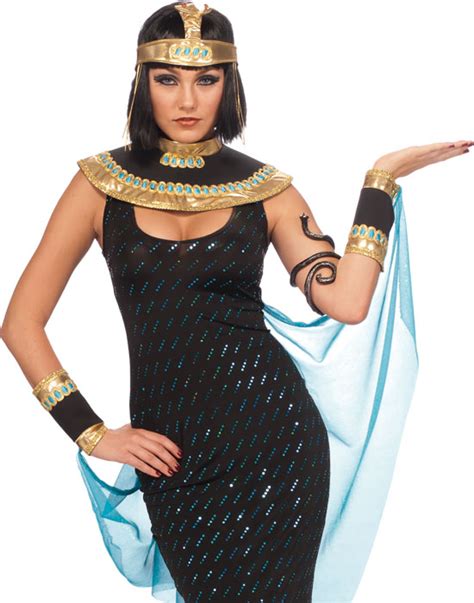 Sexy Black Egyptian Goddess Cleopatra Adult Womens Halloween Costume