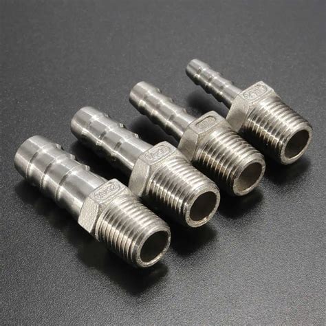 male thread pipe tube fitting  barb hose tail connector