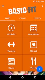 basic fit  exercise workout app android fitness