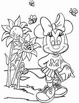 Coloring Minnie Mitraland sketch template