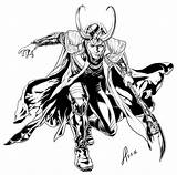 Coloring Pages Loki Marvel Avengers Colouring Printable Draw Adult Drawing Hobbit Comics Kids Thor Movies Drawings Sheets Tom Choose Board sketch template