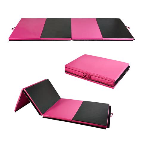 ainfox  gymnastics gym mat folding exercise aerobics mat yoga mat stretching mat martial