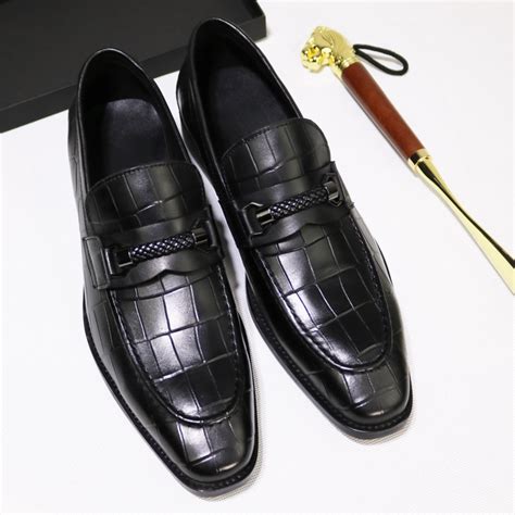 Formal Leather Shoes Men Genuine Leather British Style Man Loafers In