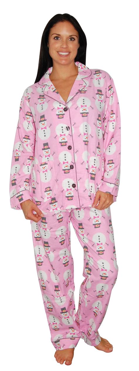 Pj Salvage Snowman Pink Pajama Set Pink Pajamas Pajama Set Cute Pajamas