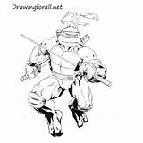Leonardo Draw Tmnt Ninja Mutant Teenage Drawingforall sketch template
