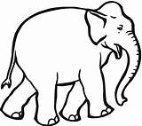 Elephant Coloring Pages Printable Kids Drawing Clipart Animals Clip Odd Dr Clipartbest Wildlife Henna Clipartmag sketch template