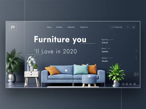 furniture banner design   chaudhari  dribbble