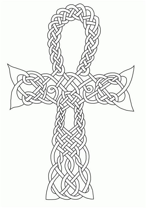 printable celtic coloring pages  adults coloring home