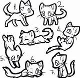 Cat Chibi Line Cats Warrior Batch Re They Now Bases Base Deviantart Template Drawing Lineart Cute Drawings Group Adoptable Dog sketch template