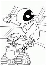 Coloring Pages Wall Eva Eve Follows Walle Animated Printable Para Color Colorear Dibujos Disney Drawing Supercoloring Coloringpages1001 sketch template