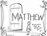 Matthew Coloring Book Pages Bible 18 28 25 Children 30 Ministry Based Template Knock Shall Open sketch template