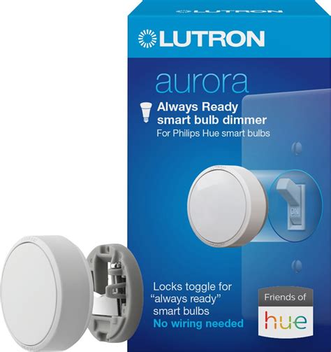 lutron aurora smart bulb dimmer switch  philips hue smart lighting white  brl wh   buy