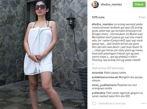 revi mariska eks artis indosiar pamer foto vulgar di instagram