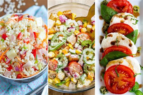 easy healthy salad recipes  ideas  summer eatwell
