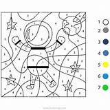 Astronaut Planet Landed Xcolorings sketch template