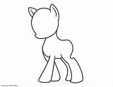 Lineart G4 Alicorn Earth Poney Ponies sketch template