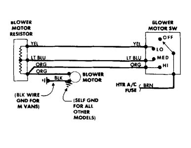 chevy truck heater wiring diagram