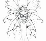 Fairy Coloring Pages Hard Realistic Color Fairies Winter Getcolorings Printable sketch template