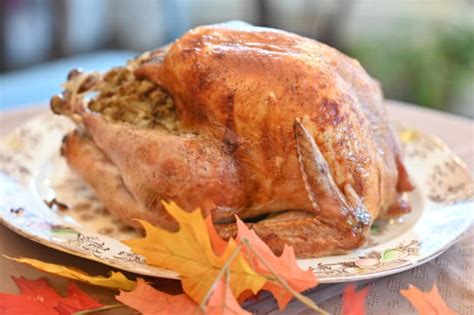 classic stuffed turkey recipe wishes and dishes
