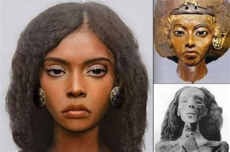 Egyptian Queen Tiyes Hair Steals The Show In The Grand Mummies Royal