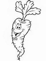 Coloring Pages Carrot Fruit Vegetables Carrot2 Animated Smiling Popular Coloringpages1001 Coloringhome Gifs sketch template