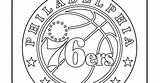 76ers sketch template