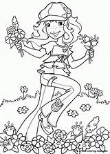 Coloring Holly Hobbie Pages Popular sketch template