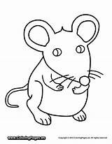 Mouse Coloring Pages Color Printable Print Animals Kids Cute Little Results sketch template