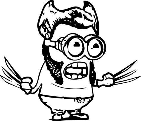 printable minion coloring pages cliparts clipartix