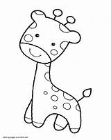 Coloring Pages Preschool Printable Animals Giraffe Preschoolers Toddlers Sheets Mini Kids Print Children Cute Visit Ads Google sketch template